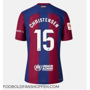 Barcelona Andreas Christensen #15 Hjemmebanetrøje Dame 2023-24 Kortærmet